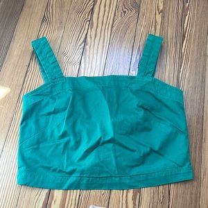 Everlane Button Back Crop Top